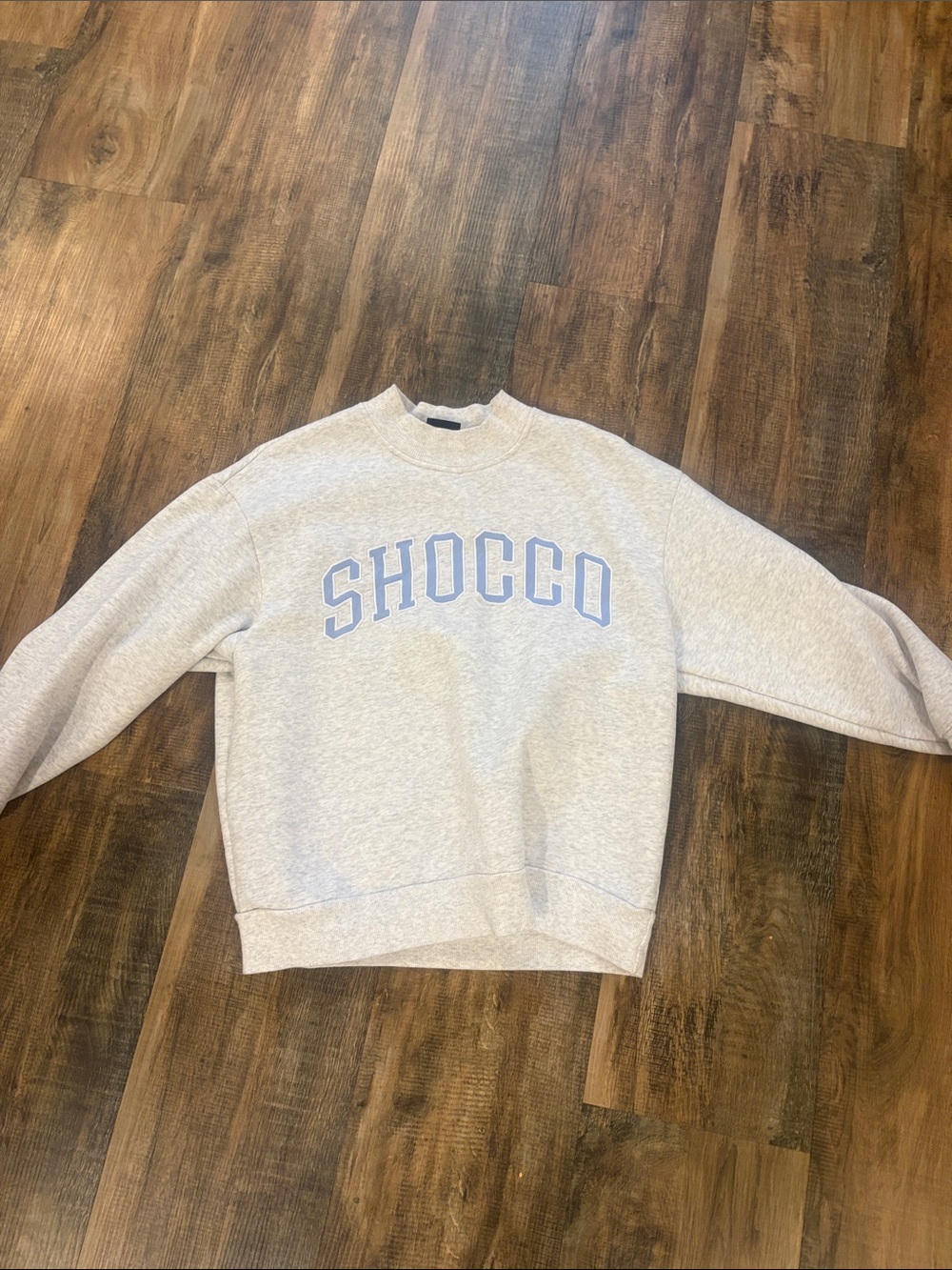 Light Gray Crewneck Sweatshirt